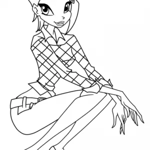 Desenho das Winx para colorir 20