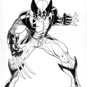 Desenho do Wolverine para colorir 1