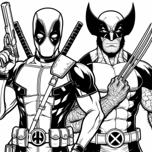Desenho do Wolverine para colorir 2