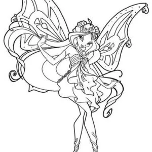 Desenho das Winx para colorir 23