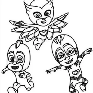 Desenho PJ Masks para colorir 20