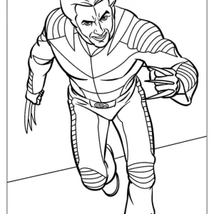 Desenho do Wolverine para colorir 5