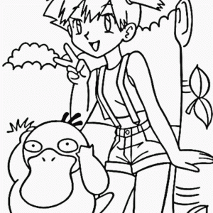 Desenho de anime para colorir 59