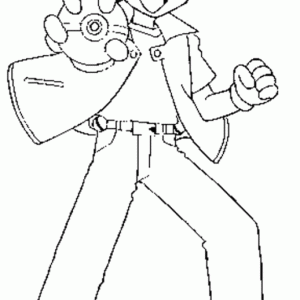 Desenho de anime para colorir 64