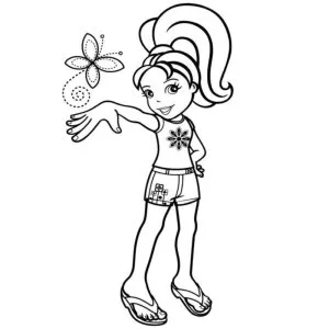 Polly Pocket para pintar