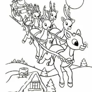Desenho de Natal para colorir 28