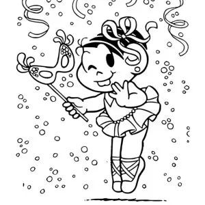 Desenho de Carnaval para colorir 47