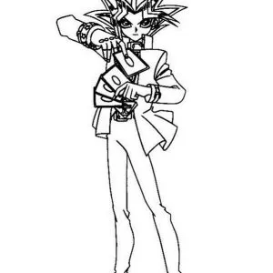 Desenho de anime para colorir 20