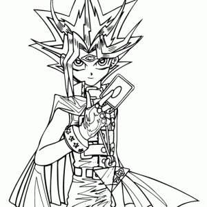 Desenho de anime para colorir 21