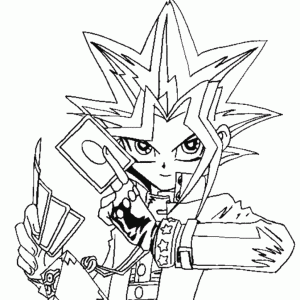 Desenho de anime para colorir 22