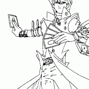 Desenho de anime para colorir 25