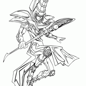 Desenho de anime para colorir 26