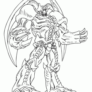Desenho de anime para colorir 27