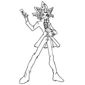 Desenho de anime para colorir 28