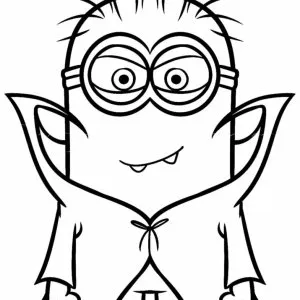 Desenho dos Minions para colorir 1
