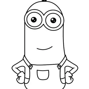 Desenho dos Minions para colorir 2