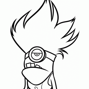 Desenho dos Minions para colorir 6