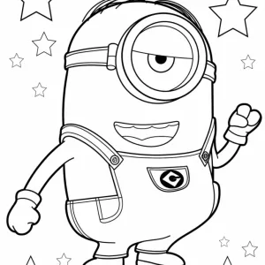 Desenho dos Minions para colorir 15