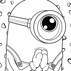 Desenho dos Minions para colorir 19
