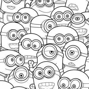 Desenho dos Minions para colorir 20