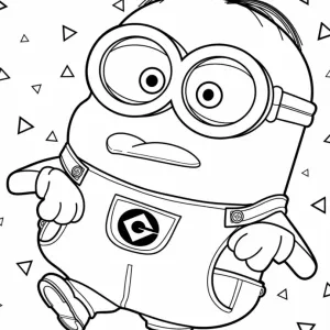 Desenho dos Minions para colorir 23