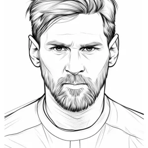 Messi para pintar