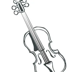 Desenho de música para colorir 2