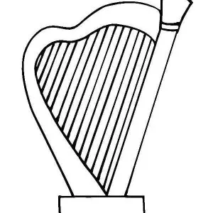Desenho de música para colorir 4