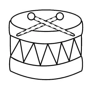 Desenho de música para colorir 5