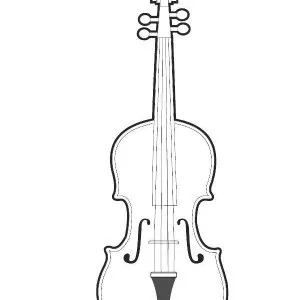 Desenho de música para colorir 6