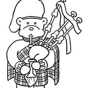 Desenho de música para colorir 11