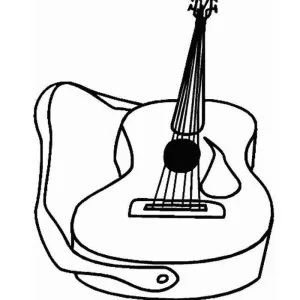 Desenho de música para colorir 18