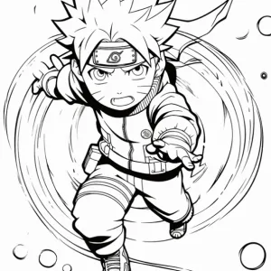 Desenho de anime para colorir 76