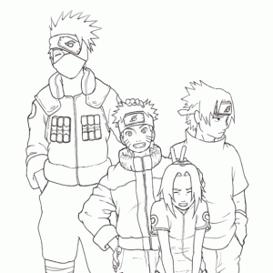 Desenho de anime para colorir 78