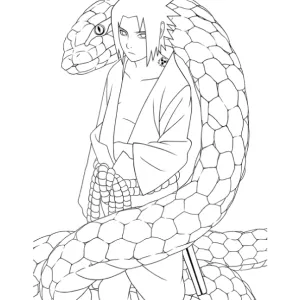 Desenho de anime para colorir 79
