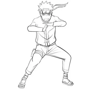 Desenho de anime para colorir 81