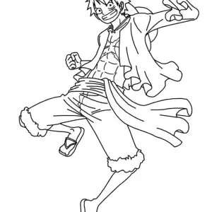 Desenho de anime para colorir 83