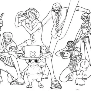Desenho de anime para colorir 85