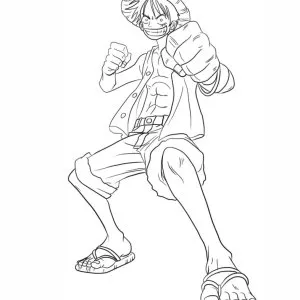 Desenho de anime para colorir 86