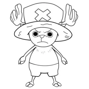 Desenho de anime para colorir 89