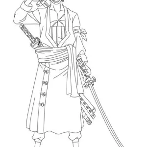 Desenho de anime para colorir 91