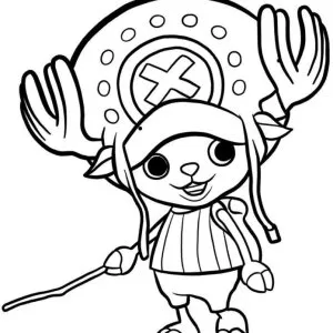 Desenho de anime para colorir 93