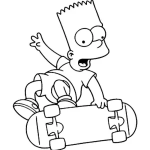 Desenho de menino para colorir 1