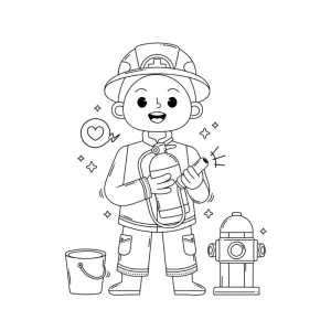 Desenho de menino para colorir 8