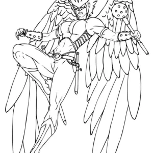 Desenho da Liga da Justiça para colorir 11