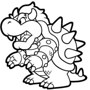 Desenho do Mario Bros para colorir 12