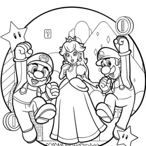 Desenho do Mario Bros para colorir 13