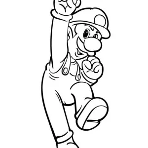 Desenho do Mario Bros para colorir 18
