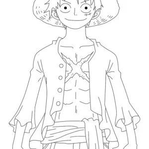 Desenho de anime para colorir 99