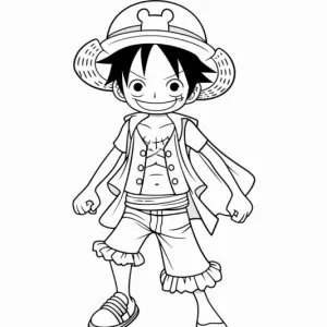 Desenho de anime para colorir 103
